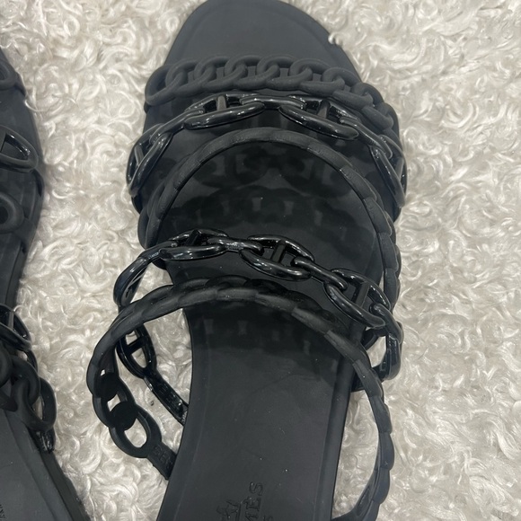 HERMÈS Chaine d'Ancre PVC Slides Sandals - Picture 10 of 12